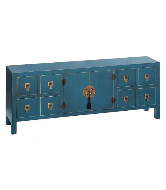 MUEBLE 8 CAJONES AZUL DM ''ORIENTE''