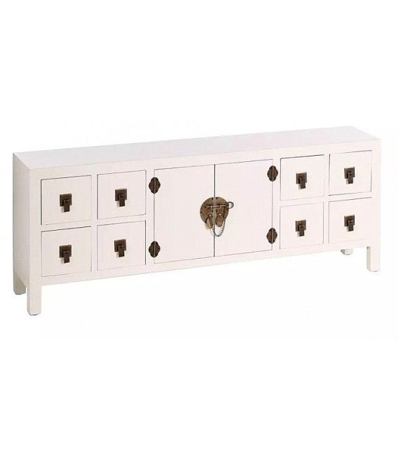 MUEBLE 8 CAJONES BLANCO 