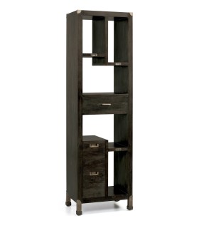 Librería estrecha 3 cajones Industrial
