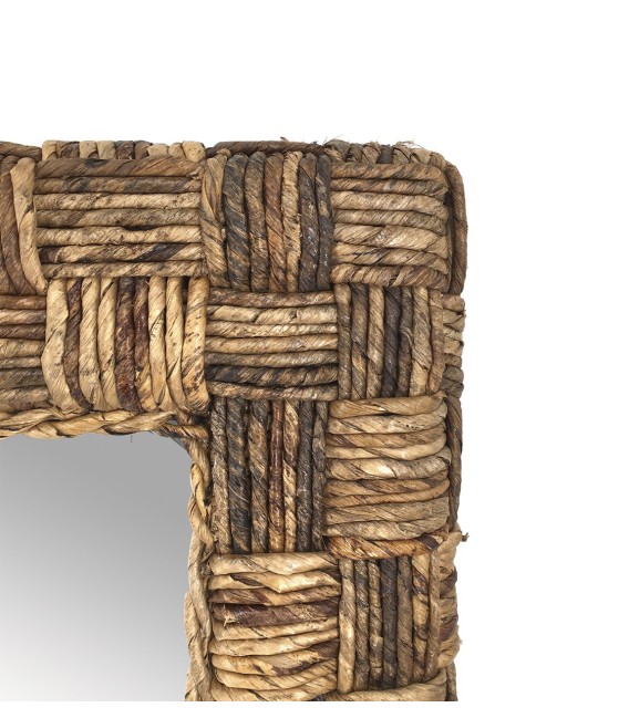 ESPEJO VESTIDOR RATTÁN CUERDA MOYCOR