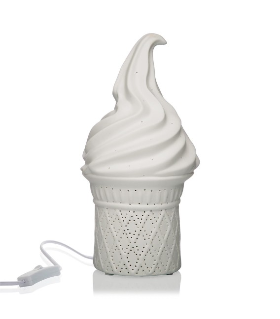 LÁMPARA PORCELANA HELADO