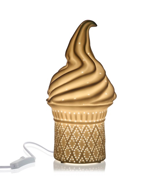 LÁMPARA PORCELANA HELADO