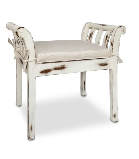 BANQUETA KIPAS BLANCO ROZADO