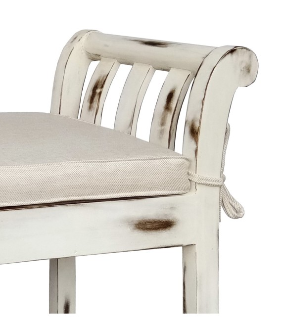 BANQUETA KIPAS BLANCO ROZADO