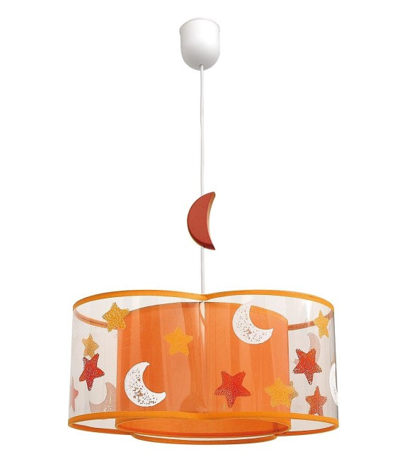 LÁMPARA DE TECHO UNIVERSO NARANJA