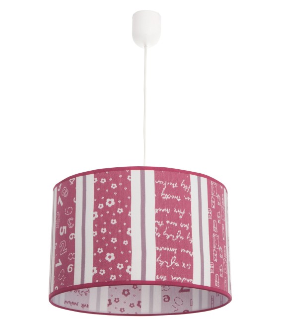 LÁMPARA DE TECHO KIDS ROSA