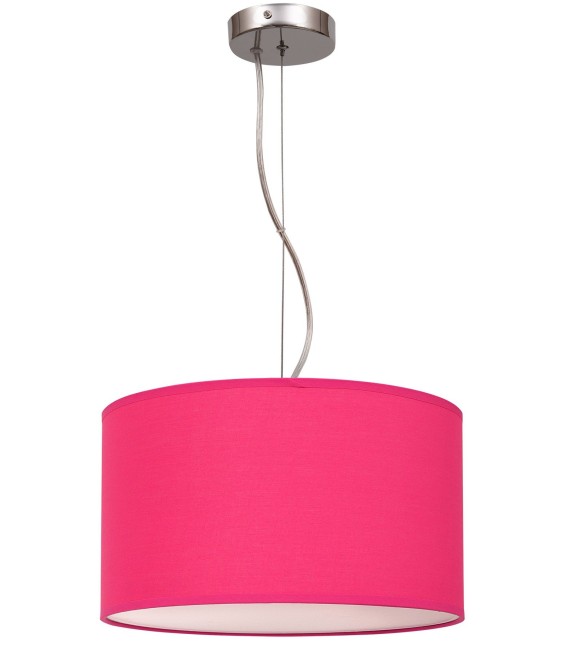 LAMPARA DE TECHO UFO ROSA