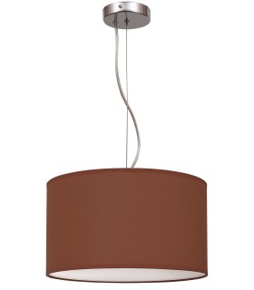 Lámpara de techo, estilo contemporáneo, color marrón.