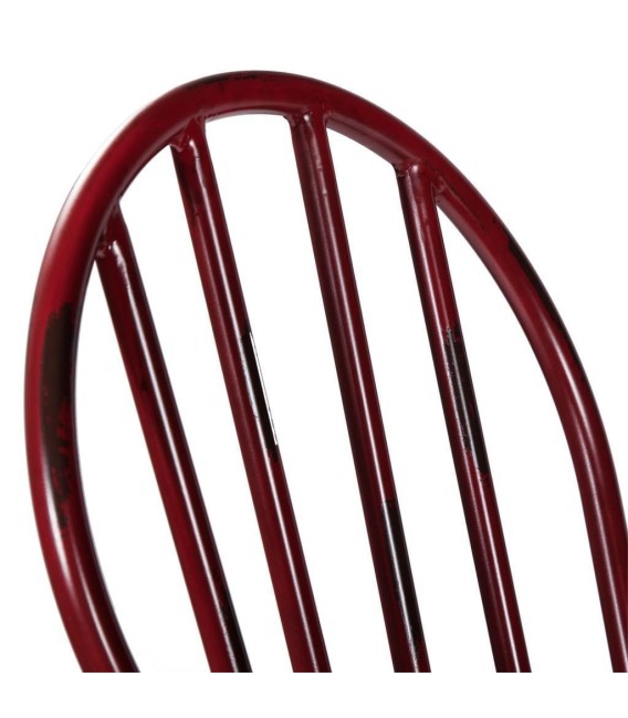 SILLA METAL WEST ROJA