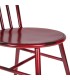 SILLA METAL WEST ROJA