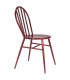 SILLA METAL WEST ROJA