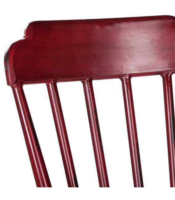 SILLA METAL EAST ROJA