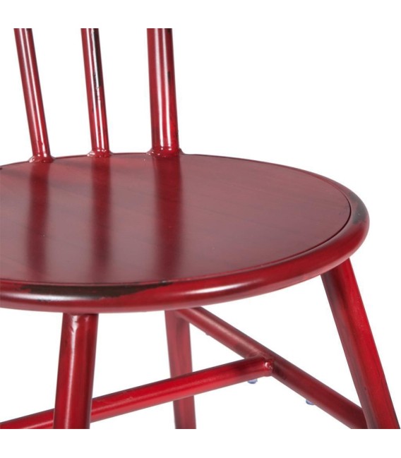 SILLA METAL EAST ROJA