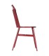 SILLA METAL EAST ROJA