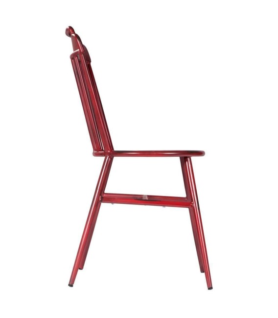 SILLA METAL EAST ROJA