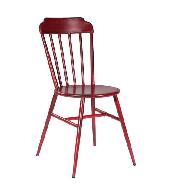 SILLA METAL EAST ROJA