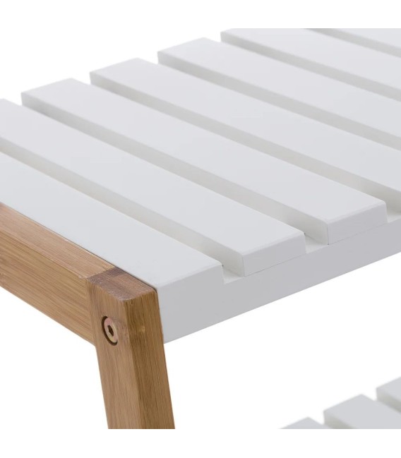 ZAPATERO 3 LEJAS BAMBÚ BLANCO