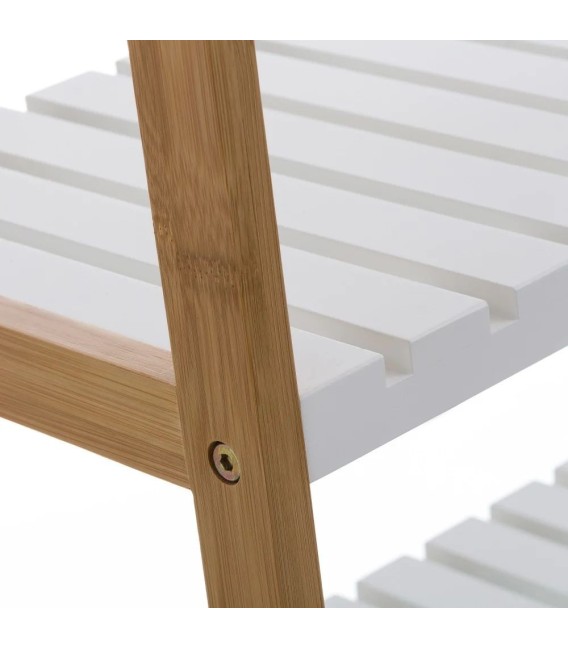 ZAPATERO 3 LEJAS BAMBÚ BLANCO