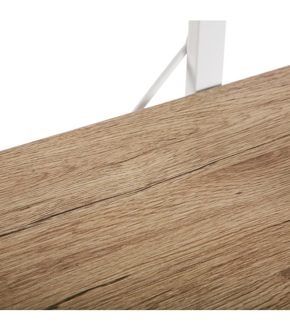 LIBRERÍA 5 BALDAS MADERA Y METAL NIFF VERSA