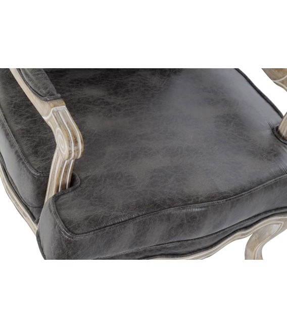 SILLÓN RUBBERWOOD DESGASTADO