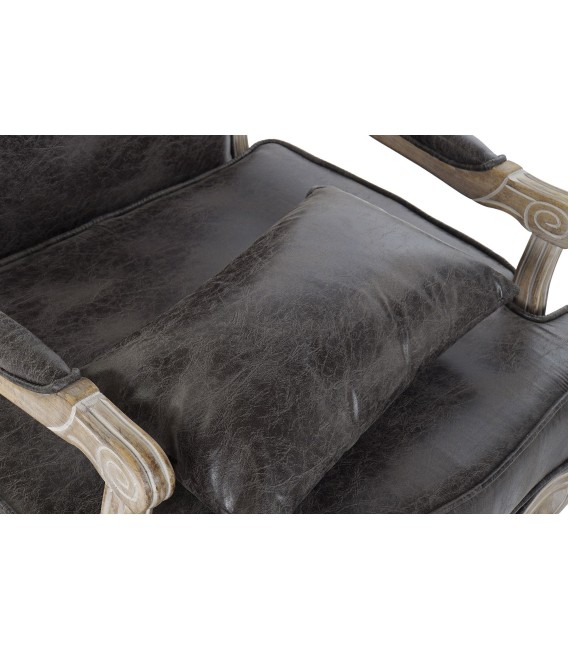 SILLÓN RUBBERWOOD DESGASTADO