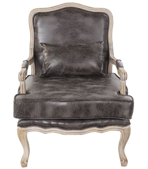 SILLÓN RUBBERWOOD DESGASTADO