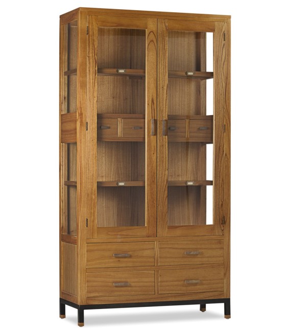 VITRINA MADHU 8 CAJONES 2 PUERTAS 