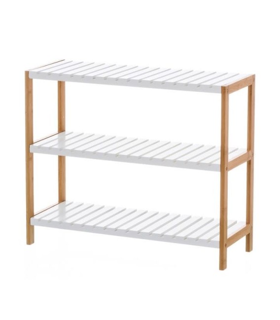 ZAPATERO 3 LEJAS BAMBÚ BLANCO