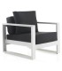 SILLÓN BIANCO ALUMINIO