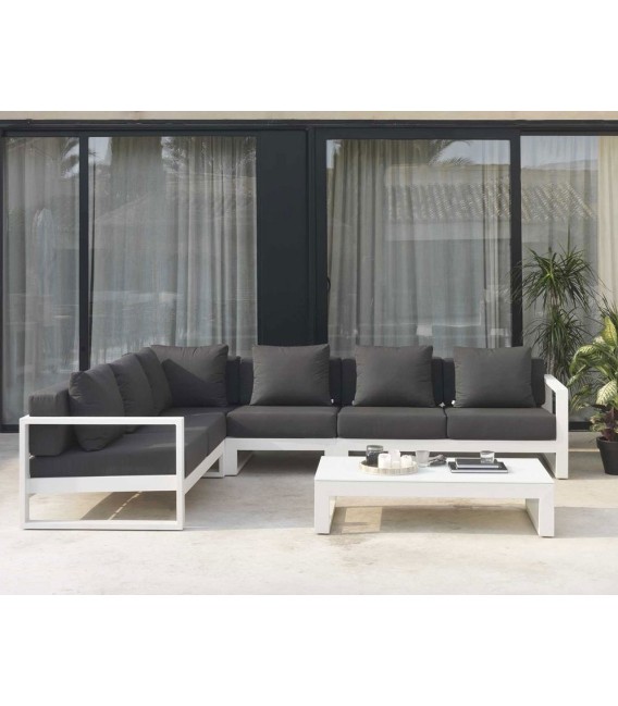 SILLÓN BIANCO ALUMINIO