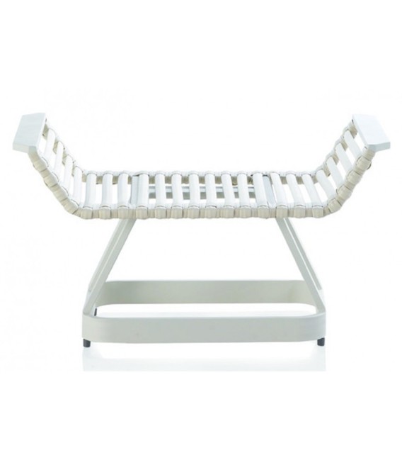 RESPOSAPIES RELAX ALUMINIO Y FIBRA SINTÉTICA BLANCA. CIRES