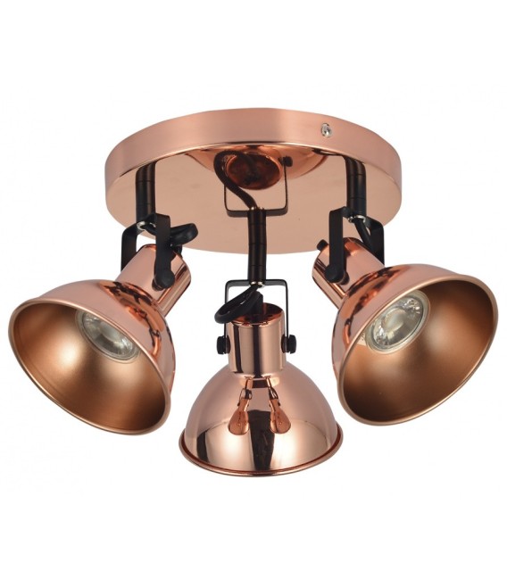 FOCO 3 LUCES ARABIGA COBRE