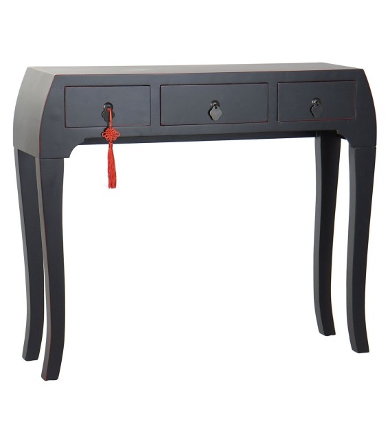 CONSOLA CURVA TOKIO NEGRA 