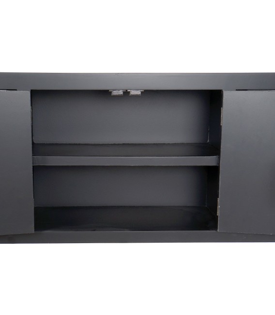 MUEBLE DE TV TOKIO PLATA Y NEGRO 