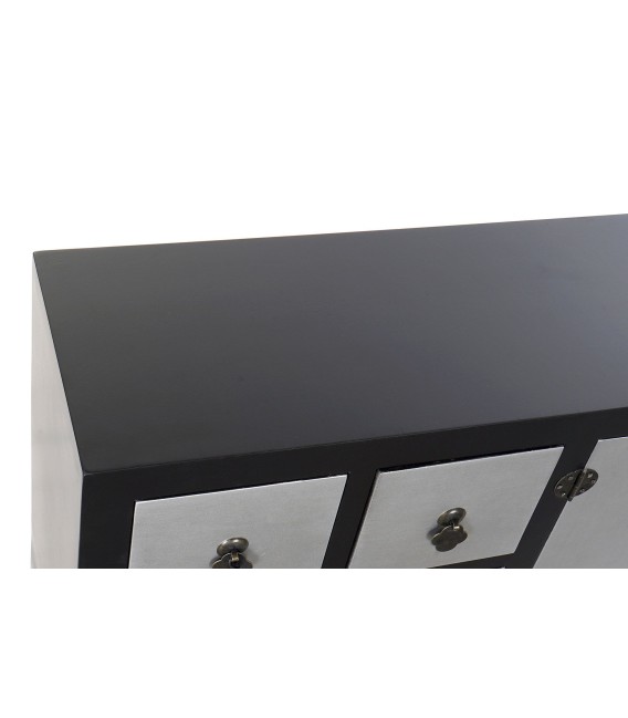 MUEBLE DE TV TOKIO PLATA Y NEGRO 