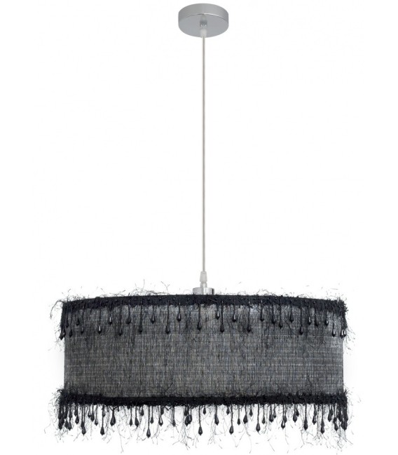 LÁMPARA DE TECHO HILOS GRANDE NEGRO