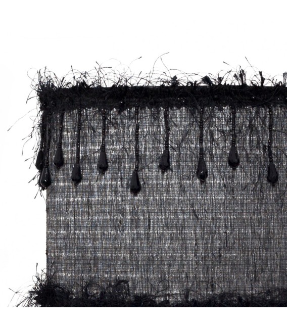 LÁMPARA DE TECHO HILOS GRANDE NEGRO