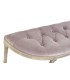 BANCO PIE DE CAMA WOOD CAPITONÉ ROSA PALO