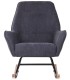 SILLÓN DE LACTANCIA MECEDORA COPENHAGEN GRIS OSCURO