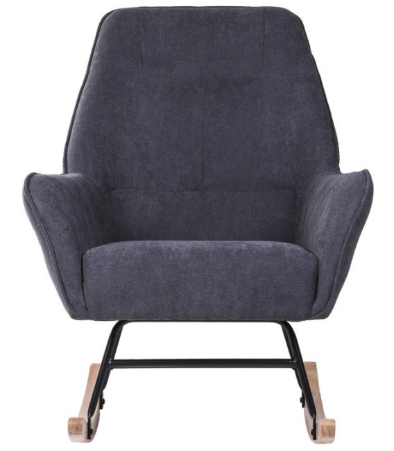 SILLÓN DE LACTANCIA MECEDORA COPENHAGEN GRIS OSCURO
