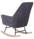SILLÓN DE LACTANCIA MECEDORA COPENHAGEN GRIS OSCURO