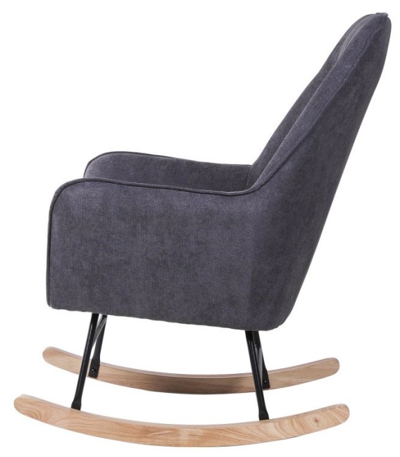 SILLÓN DE LACTANCIA MECEDORA COPENHAGEN GRIS OSCURO