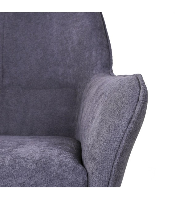 SILLÓN DE LACTANCIA MECEDORA COPENHAGEN GRIS OSCURO