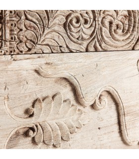 TALLA DECORATIVA TEKA Y MANGO UNIQUE 