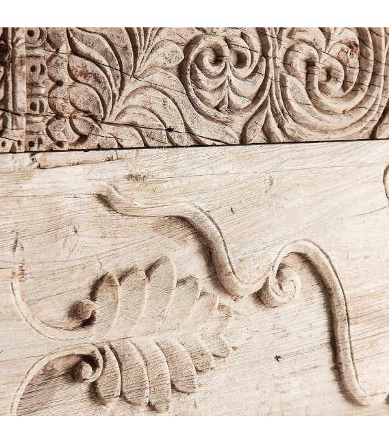 TALLA DECORATIVA TEKA Y MANGO UNIQUE 