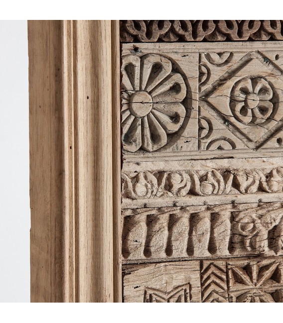 TALLA DECORATIVA TEKA Y MANGO UNIQUE 