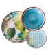 VAJILLA 18 PIEZAS TROPIC