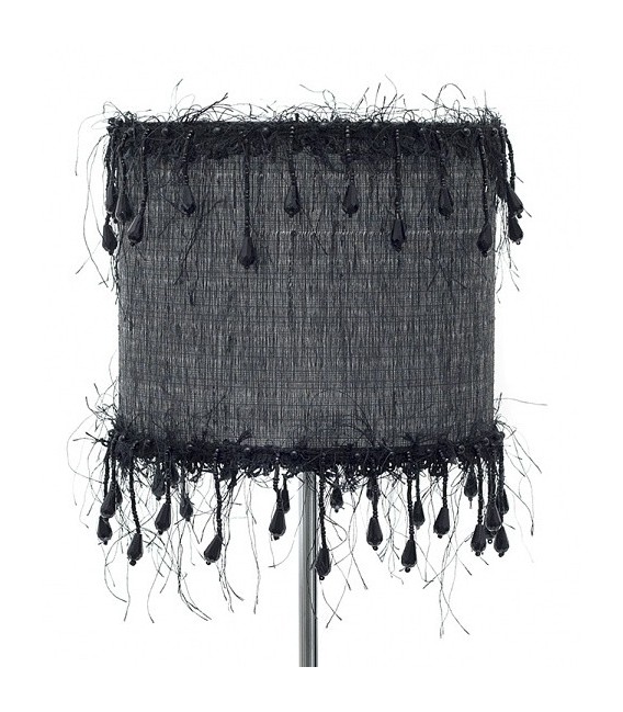 LÁMPARA DE SOBREMESA HILOS NEGRA