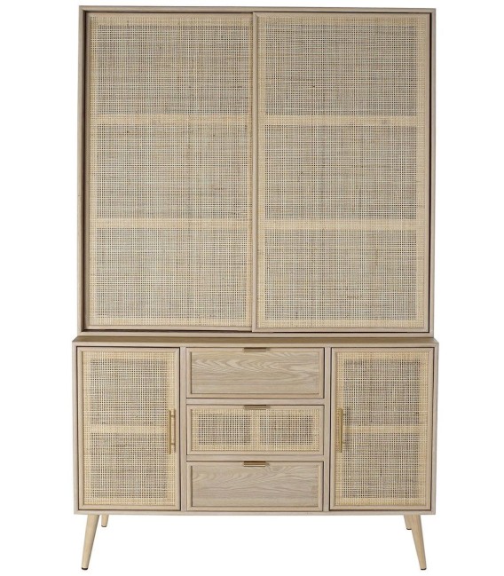 ARMARIO ALACENA MADERA Y REJILLA OLGA 