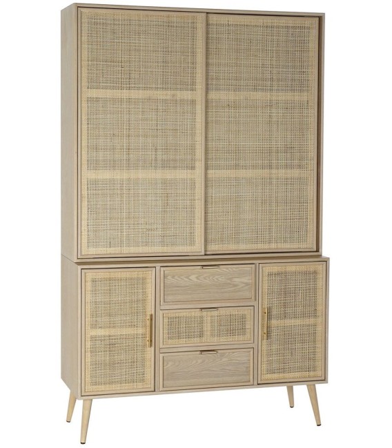 ARMARIO ALACENA MADERA Y REJILLA OLGA 